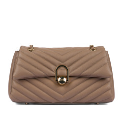 Damska torba na ramię 052g cappuccino