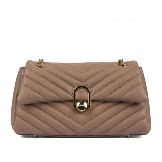 Damska torba na ramię 052g cappuccino
