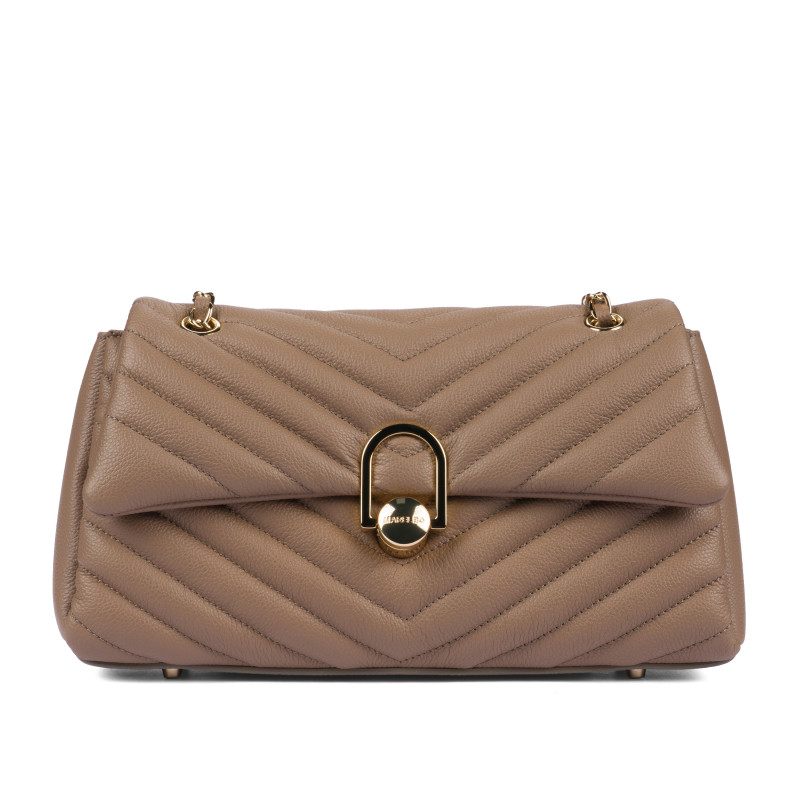 Damska torba na ramię 052g cappuccino