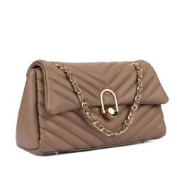 Damska torba na ramię 052g cappuccino