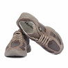 Damskie buty sportowe 6102 zamsz w kolorze piaskowym kombinowany