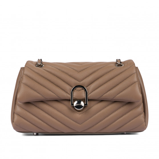 Damska torba na ramię 052g 01 cappuccino