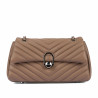 Damska torba na ramię 052g 01 cappuccino