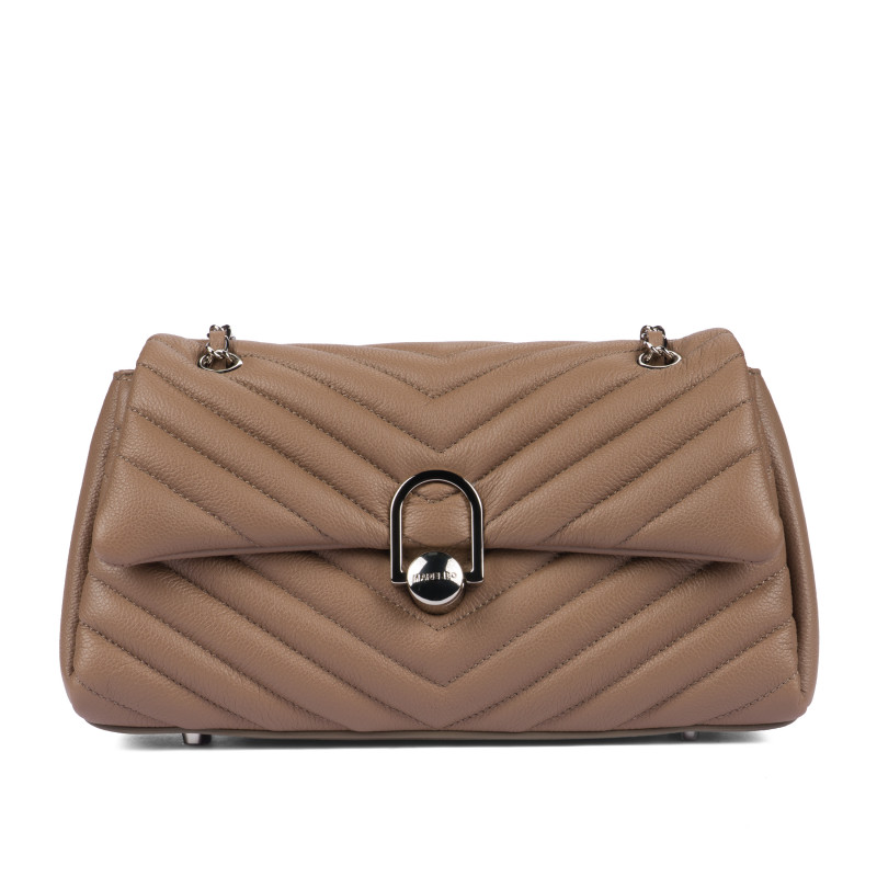 Damska torba na ramię 052g 01 cappuccino