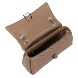 Damska torba na ramię 052g 01 cappuccino