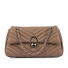 Damska torba na ramię 052g 01 cappuccino