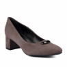 Damskie buty 1375 zamszowe beżowe