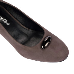 Damskie buty 1375 zamszowe beżowe