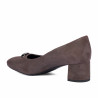 Damskie buty 1375 zamszowe beżowe