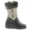 Buty dziecięce małe 24c czarne+tygrys