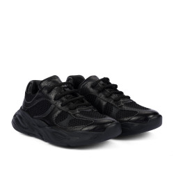 Dziecięce buty 2034 czarne łączone