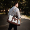 Torba podróżna 305g 01 beż+brąz lifestyle