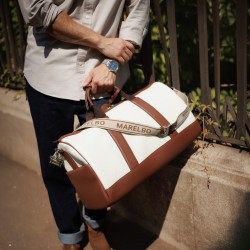 Torba podróżna 305g 01 beż+brąz lifestyle