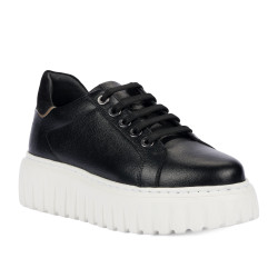 Damskie buty sportowe 6105 czarne kombinowane