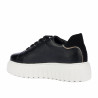 Damskie buty sportowe 6105 czarne kombinowane