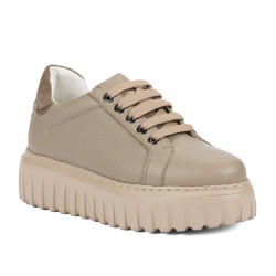 Damskie buty sportowe 6105 piasek łączony