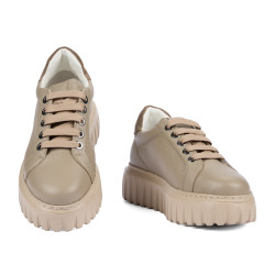 Damskie buty sportowe 6105 piasek łączony