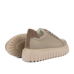 Damskie buty sportowe 6105 piasek łączony