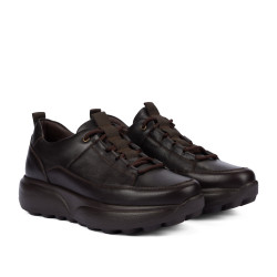 Męskie buty casual/sport 993-1 brązowe