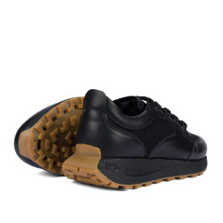 Męskie buty sportowe 9005 czarno kombinowane