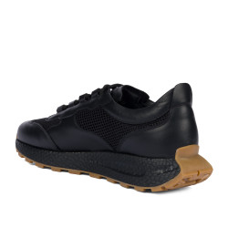 Męskie buty sportowe 9005 czarno kombinowane