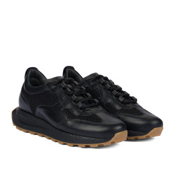Męskie buty sportowe 9005 czarno kombinowane