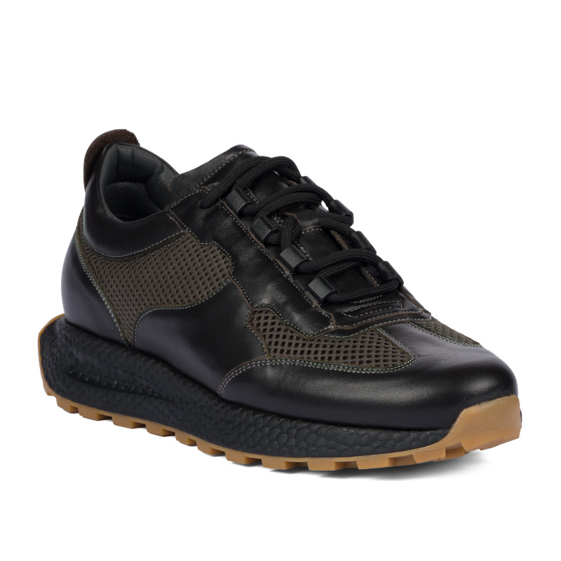 Buty sportowe męskie 9005 cafe kombinowane