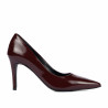 Eleganckie damskie buty 1372 lakier bordo