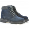 Botki męskie 471 indigo welur