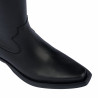 Damskie kozaki 3429 biz czarne