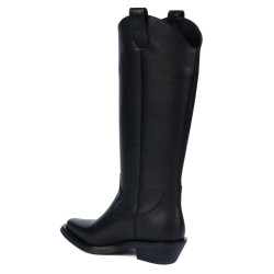 Damskie kozaki 3429 biz czarne