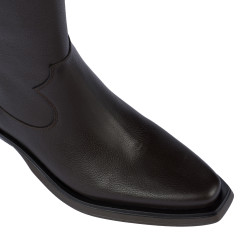 Damskie botki 3429 biz czekoladowy