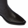 Damskie botki 3429 biz czekoladowy
