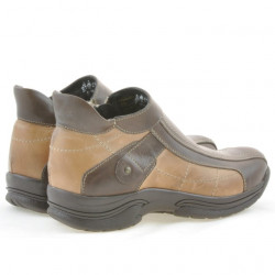 Buty dla młodzieży 441 kawowe+piaskowe