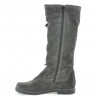 Damskie botki 3243 antracytowy welur