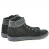 Buty męskie 411 czarny zamsz