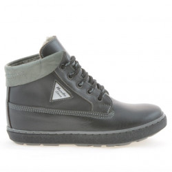 Buty dziecięce 3206 czarne + szare