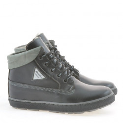 Buty dziecięce 3206 czarne + szare