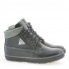 Buty dziecięce 3206 czarne + szare