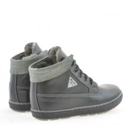 Buty dziecięce 3206 czarne + szare