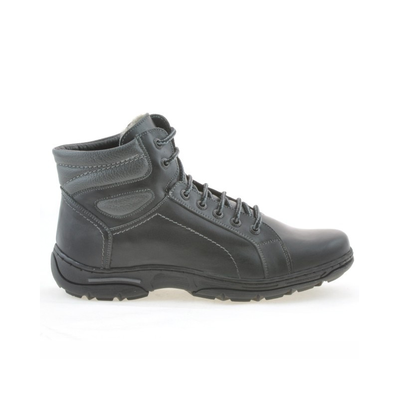 Buty młodzieżowe 461 czarny+szary