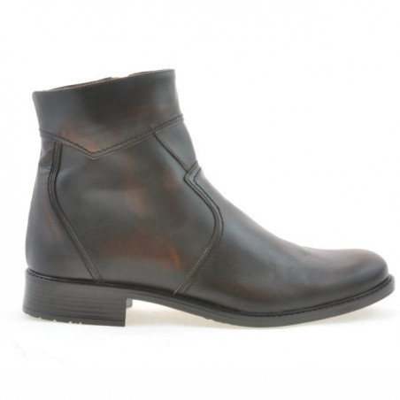 Buty męskie 401 a brązowe