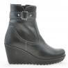 Czarny damskie botki 3295