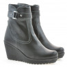 Czarny damskie botki 3295
