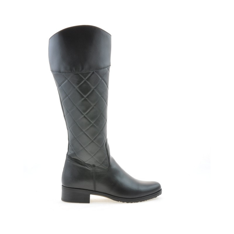 Czarne kozaki damskie 3293