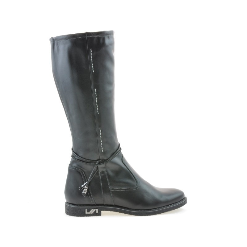 Damskie kozaki 3276 czarne