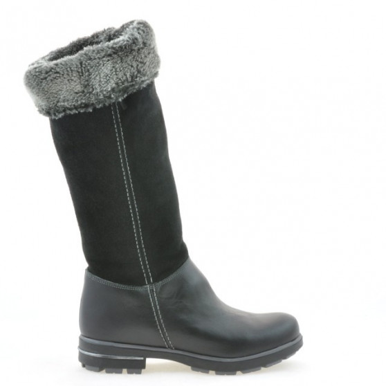 Buty dziecięce 3203 czarno mieszane