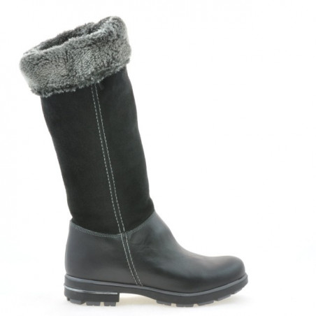 Buty dziecięce 3203 czarno mieszane