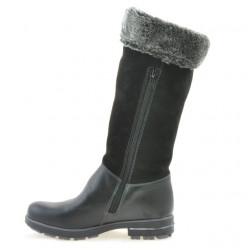 Buty dziecięce 3203 czarno mieszane