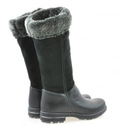 Buty dziecięce 3203 czarno mieszane